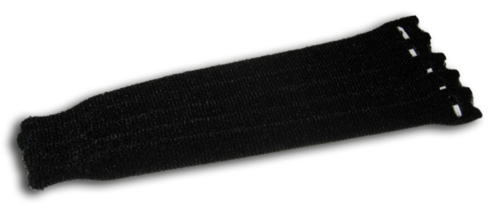 Picture of Black Velcro Cable Wrap 5 pack