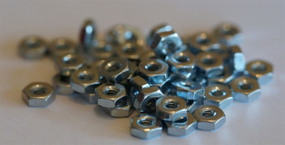 Picture of 50 x 2-4-40 Hex Nuts