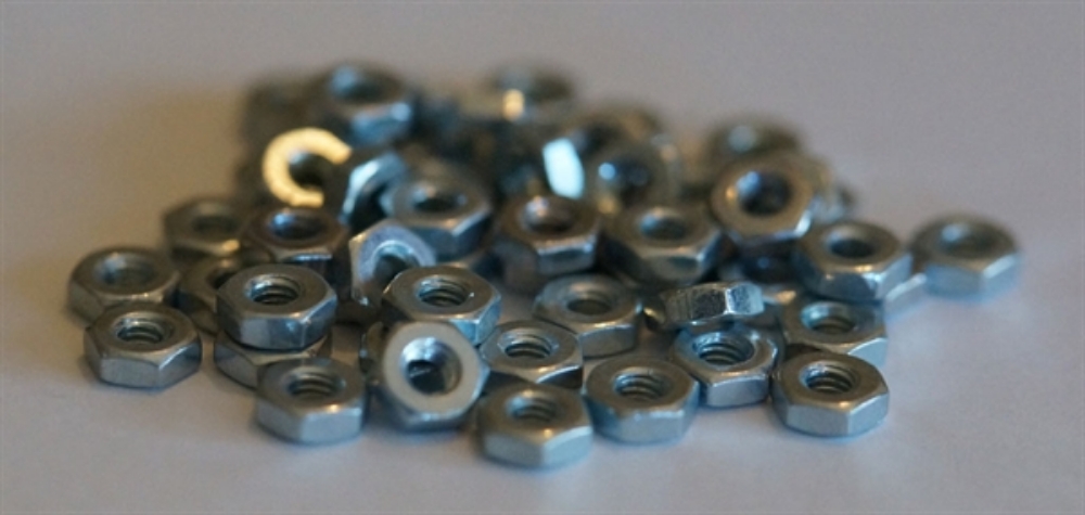 Picture of 50 x 2.5mm Hex Nuts