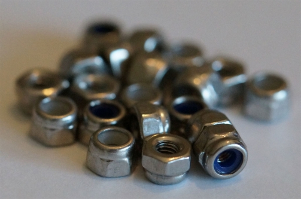 Picture of 20 x 2.5mm Stainless Steel Lock Nuts