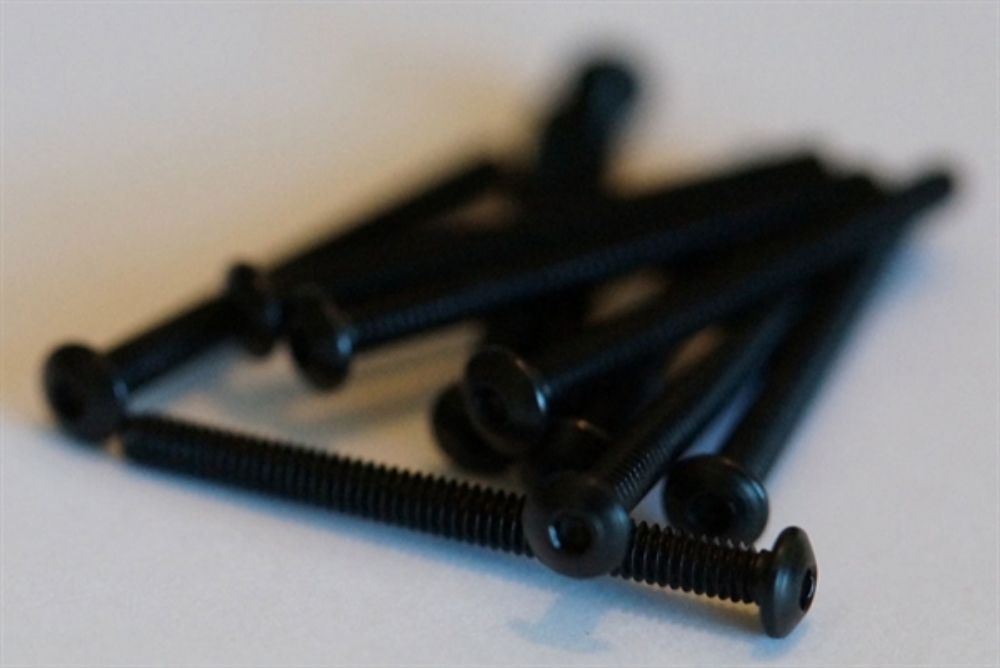 Picture of 10 x 2-56 1 Inch Button Head Threads