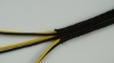 Picture of Black 10mm braided expandable sleeve per 1m