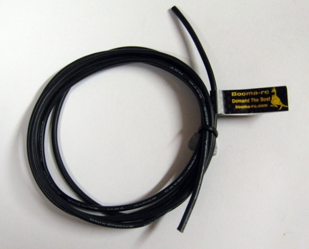 Picture of 20AWG Silicon Wire Black per meter