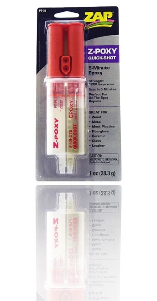 Picture of 1oz quick shot Z-POXY 5 MINUTE EPOXY